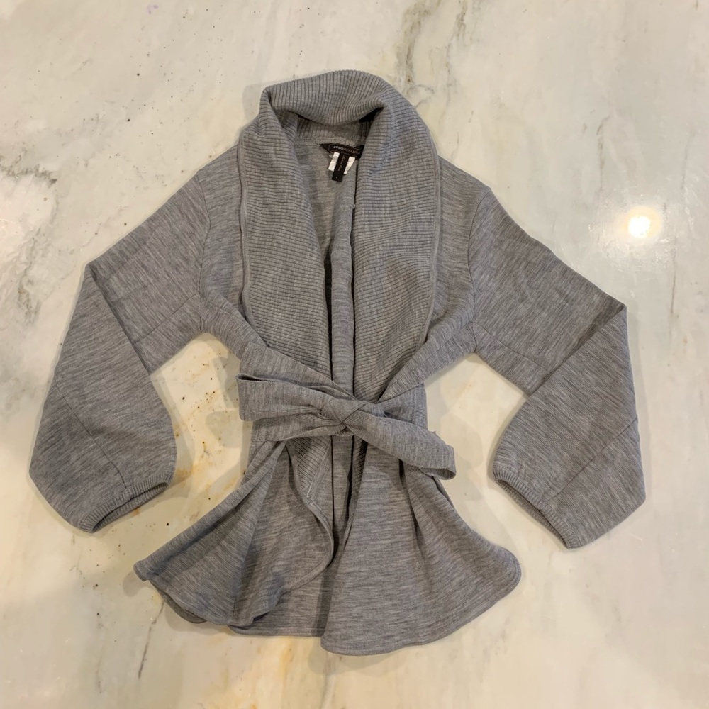BCBGMaxAzria size S gray sweater